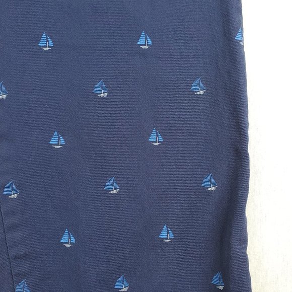 Tommy Hilfiger Cropped Pants Size 12 Navy Blue - Picture 2 of 6